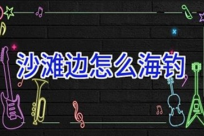 沙滩边怎么海钓