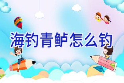 海钓青鲈怎么钓