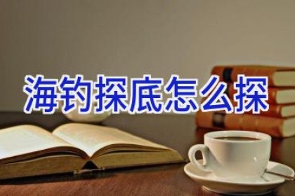 海钓探底怎么探