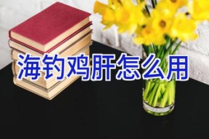 海钓鸡肝怎么用