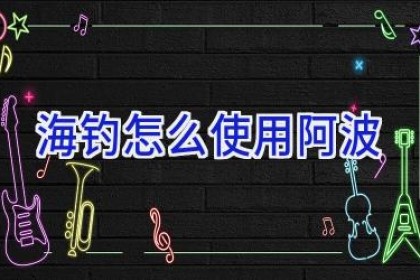 海钓怎么使用阿波