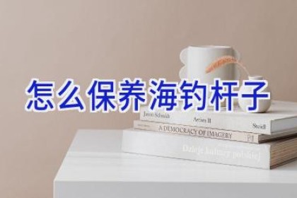 怎么保养海钓杆子