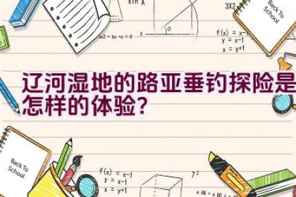 辽河湿地的路亚垂钓探险是怎样的体验?