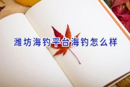 潍坊海钓平台海钓怎么样