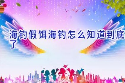 海钓假饵海钓怎么知道到底了