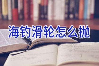 海钓滑轮怎么抛