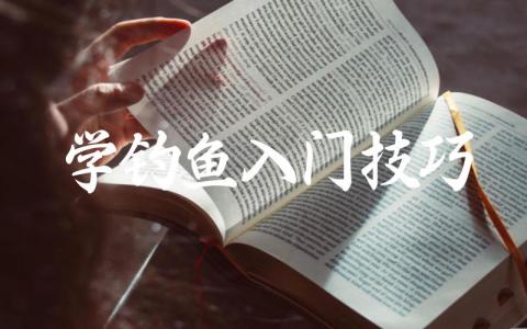 学钓鱼入门技巧缩略图