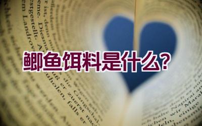 鲫鱼饵料是什么？插图