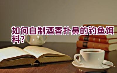 如何自制酒香扑鼻的钓鱼饵料？插图