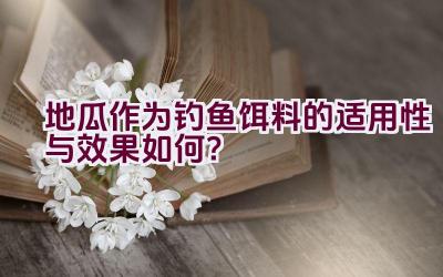 地瓜作为钓鱼饵料的适用性与效果如何？插图