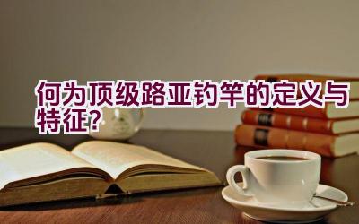 “何为顶级路亚钓竿的定义与特征？”插图