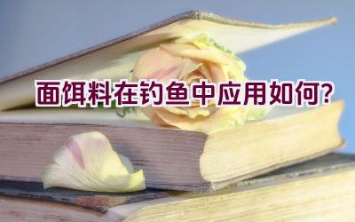 面饵料在钓鱼中应用如何？插图