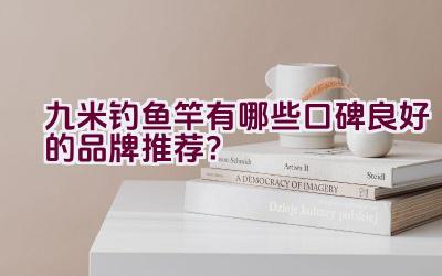 九米钓鱼竿有哪些口碑良好的品牌推荐？插图