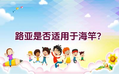 路亚是否适用于海竿？插图