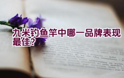 九米钓鱼竿中哪一品牌表现最佳?插图 九米钓鱼竿中哪一品牌表现最佳?插图