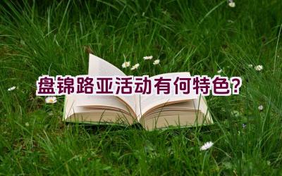 盘锦路亚活动有何特色？插图