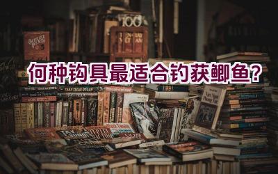 何种钩具最适合钓获鲫鱼？插图
