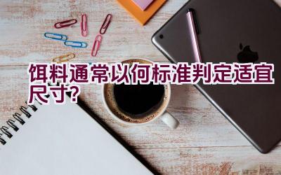 饵料通常以何标准判定适宜尺寸？插图