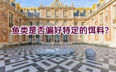 鱼类是否偏好特定的饵料？插图