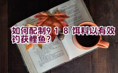 如何配制918饵料以有效钓获鲤鱼？插图