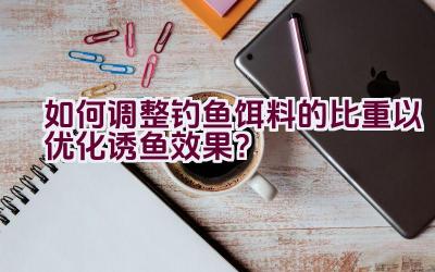 如何调整钓鱼饵料的比重以优化诱鱼效果？插图
