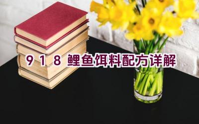 “918鲤鱼饵料配方详解”插图
