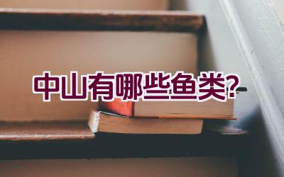 中山有哪些鱼类？插图