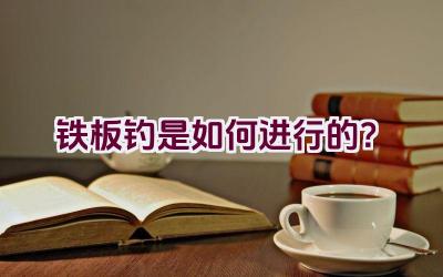 铁板钓是如何进行的？插图