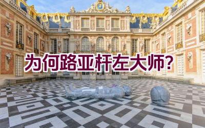 “为何路亚杆左大师？”插图