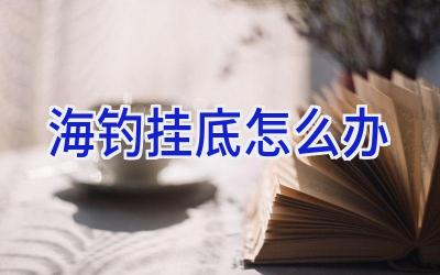 海钓挂底怎么办插图