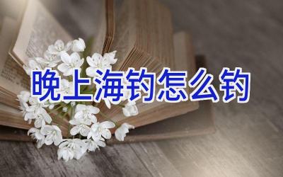 晚上海钓怎么钓插图 晚上海钓怎么钓插图