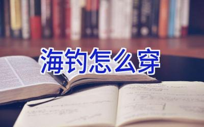 海钓怎么穿插图 海钓怎么穿插图