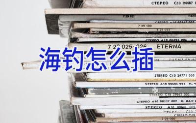 海钓怎么插插图