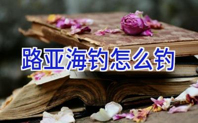 路亚海钓怎么钓插图