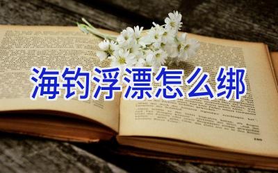 海钓浮漂怎么绑插图 海钓浮漂怎么绑插图