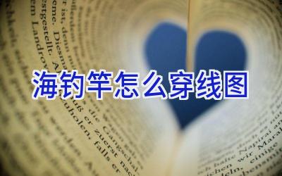 海钓竿怎么穿线图插图