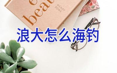 浪大怎么海钓插图