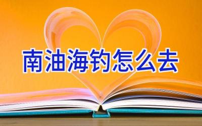 南油海钓怎么去插图 南油海钓怎么去插图