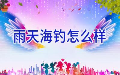 雨天海钓怎么样插图