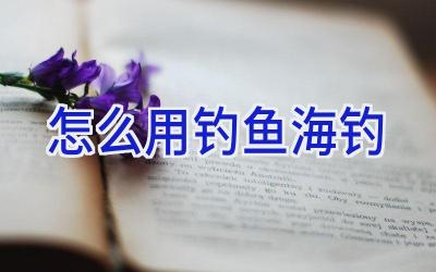 怎么用钓鱼海钓插图