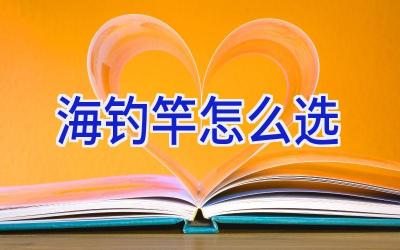 海钓竿怎么选插图