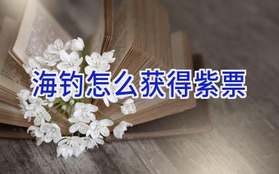 海钓怎么获得紫票插图