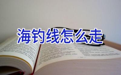 海钓线怎么走插图