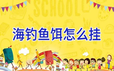 海钓鱼饵怎么挂插图