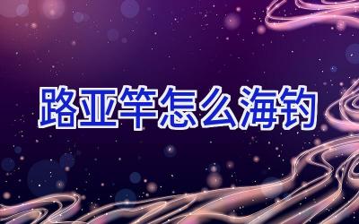 路亚竿怎么海钓插图