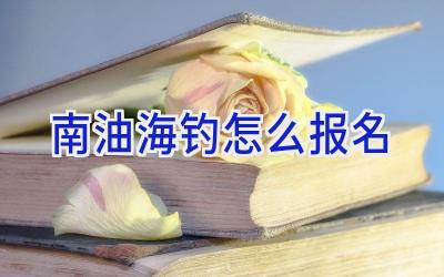 南油海钓怎么报名插图