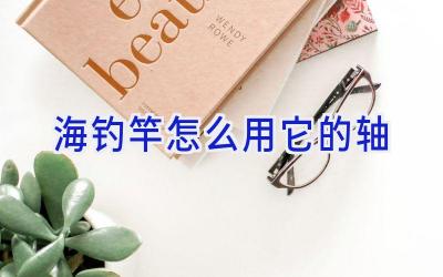 海钓竿怎么用它的轴插图