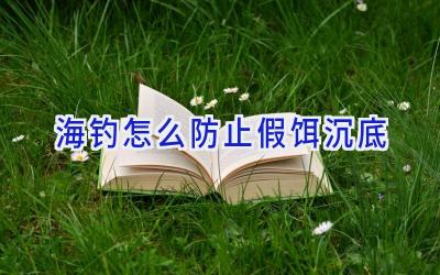 海钓怎么防止假饵沉底插图