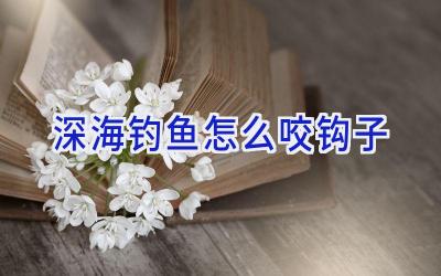 深海钓鱼怎么咬钩子插图