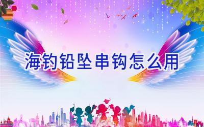 海钓铅坠串钩怎么用插图